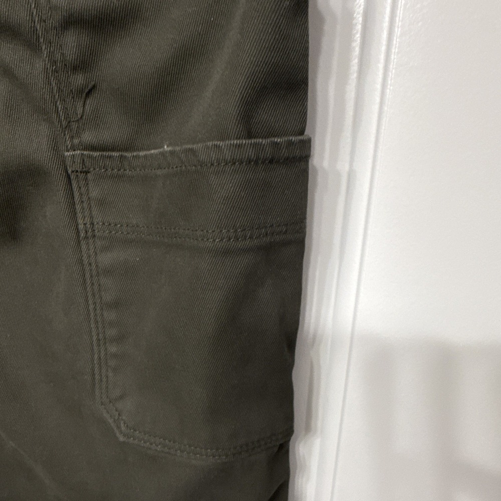 Weatherproof Men's Olive Twill Stretch Cargo Pants Flat Front Tapered 38W NWOT - Picture 8 of 11